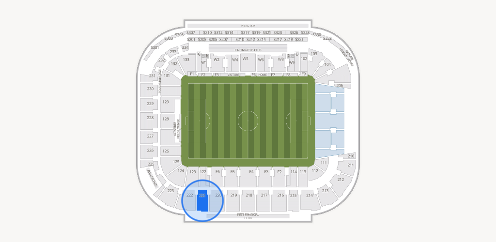 TQL Stadium Seating Chart