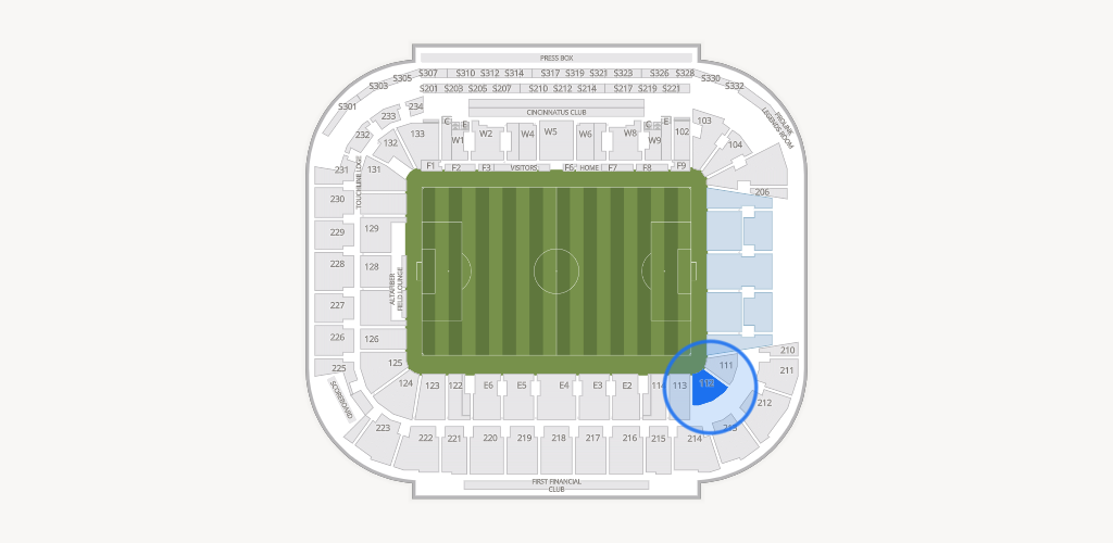 TQL Stadium Seating Chart