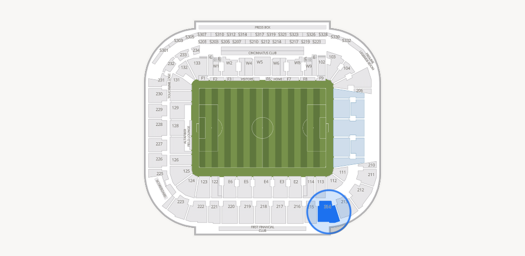 TQL Stadium Seating Chart