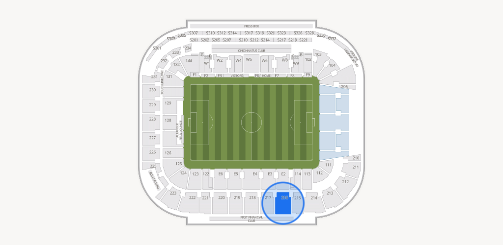 TQL Stadium Seating Chart