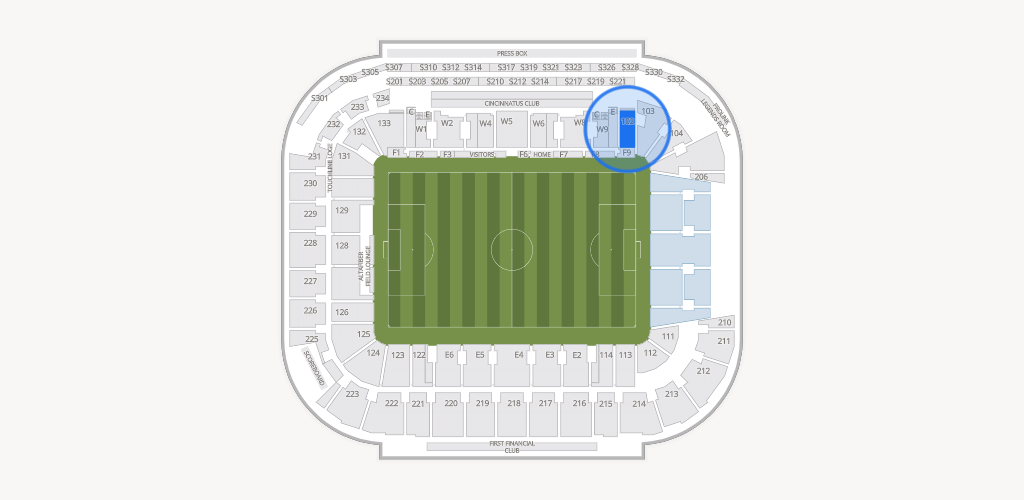 TQL Stadium Seating Chart