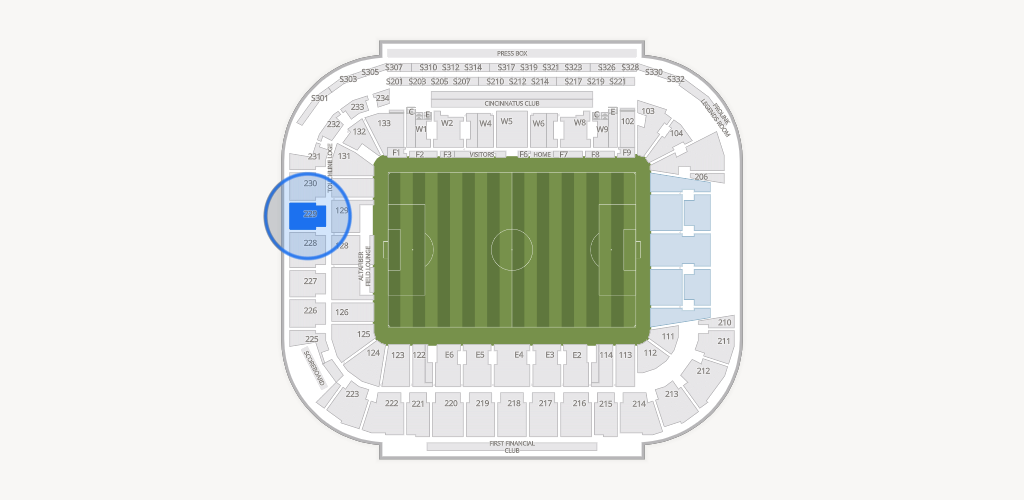 TQL Stadium Seating Chart