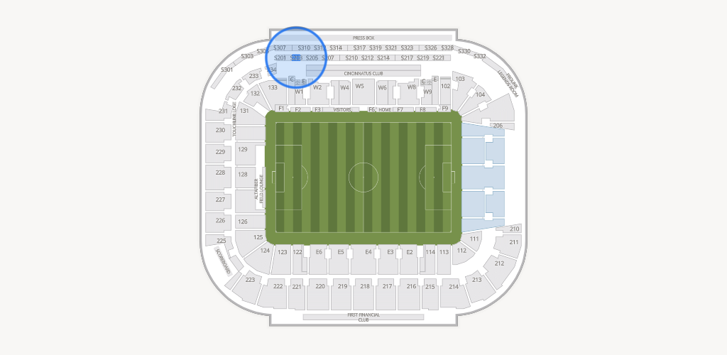 TQL Stadium Seating Chart