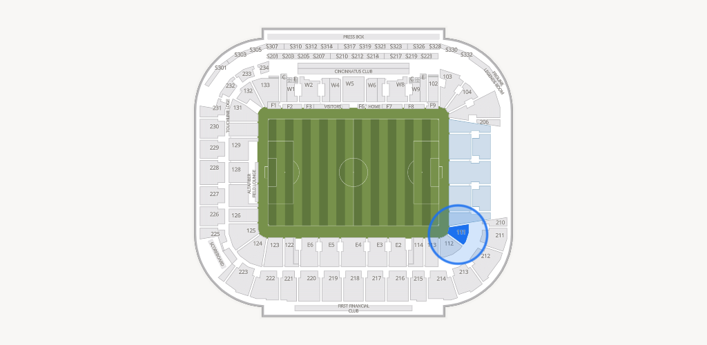 TQL Stadium Seating Chart