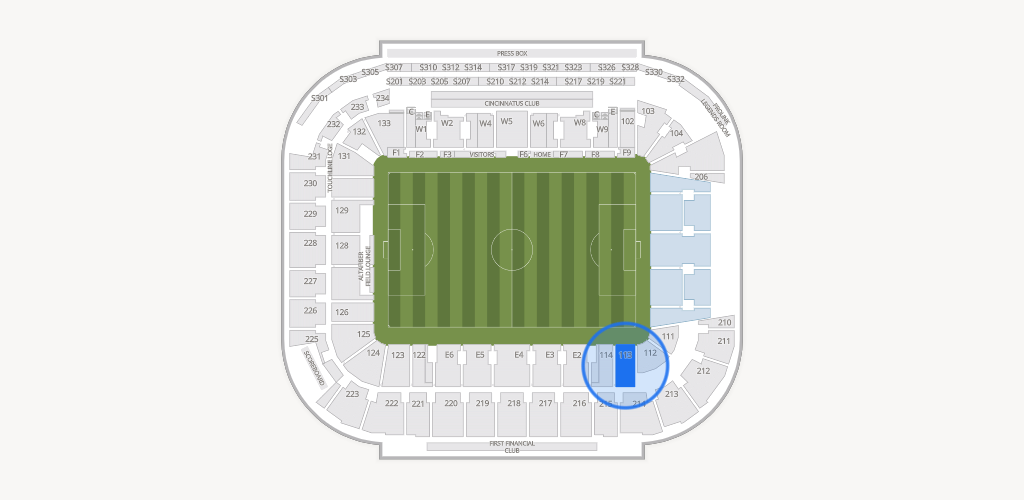 TQL Stadium Seating Chart