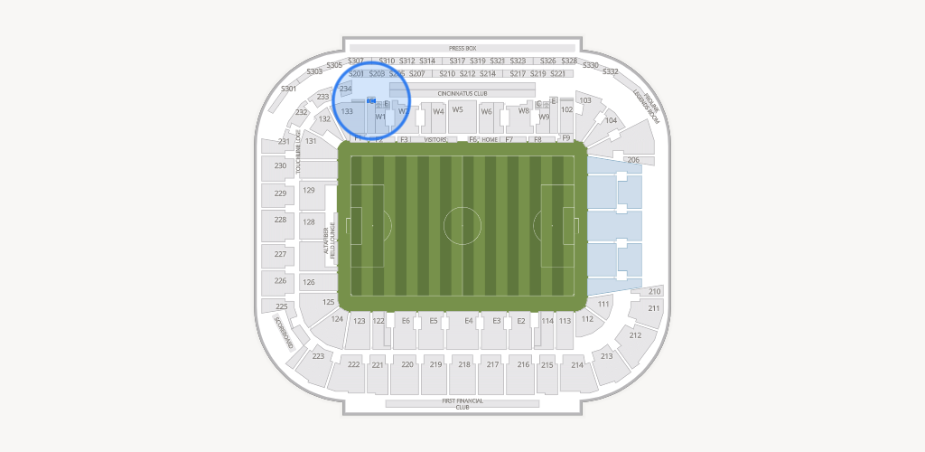 TQL Stadium Seating Chart