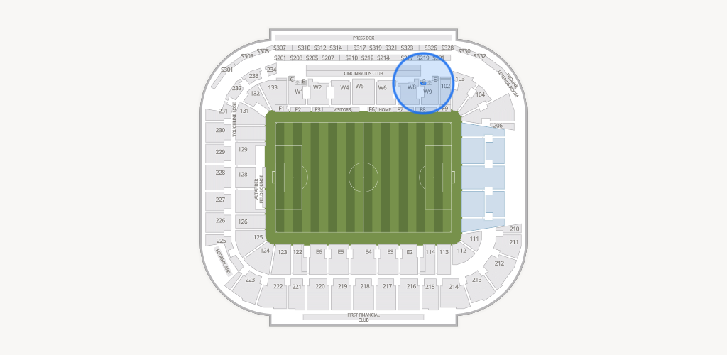 TQL Stadium Seating Chart
