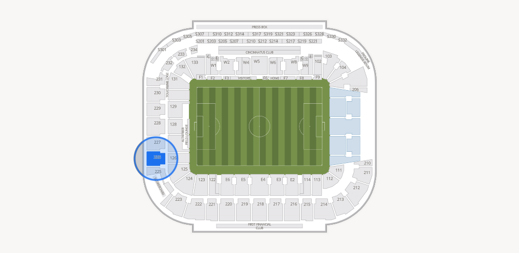 TQL Stadium Seating Chart
