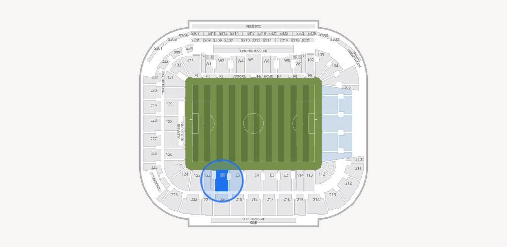 TQL Stadium Seating Chart