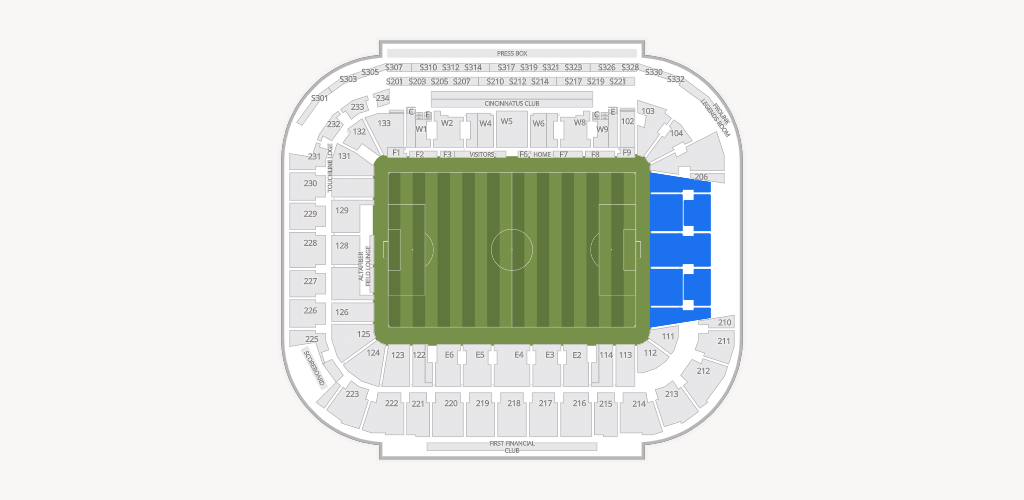 TQL Stadium Seating Chart