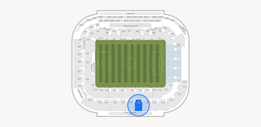 TQL Stadium Seating Chart
