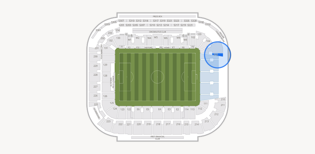 TQL Stadium Seating Chart