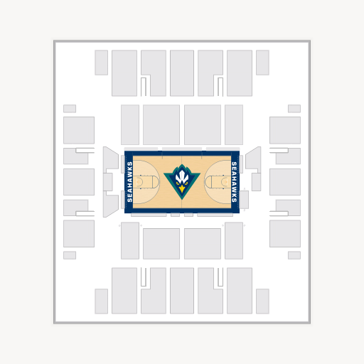 Trask Coliseum seating chart