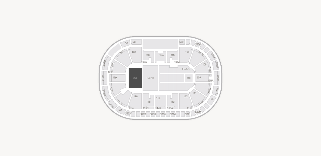 Tribute Communities Centre Seating Chart