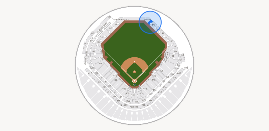 Tropicana Field Seating Chart