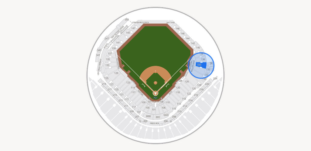 Tropicana Field Seating Chart