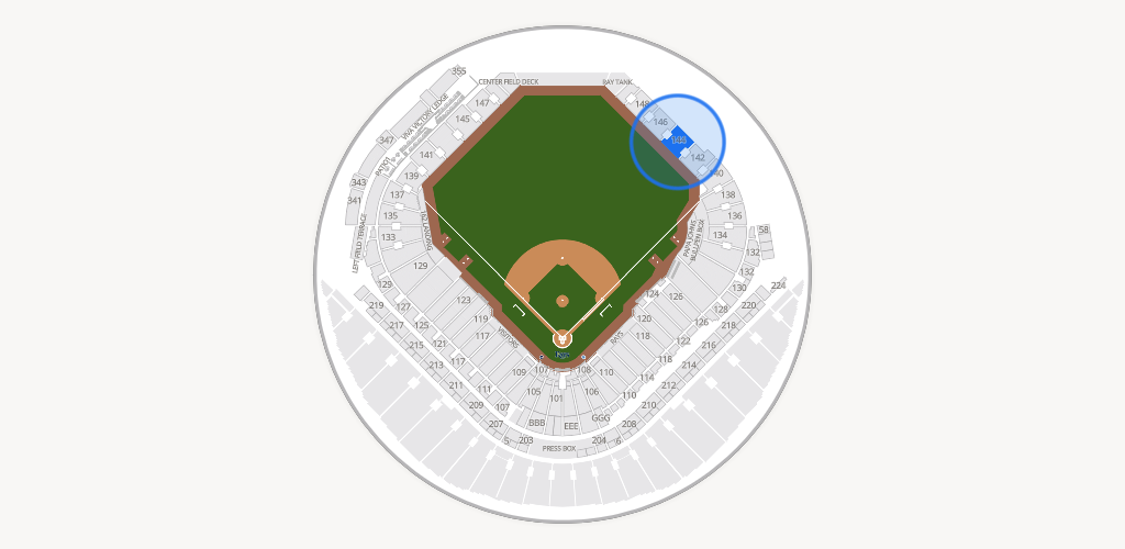 Tropicana Field Seating Chart