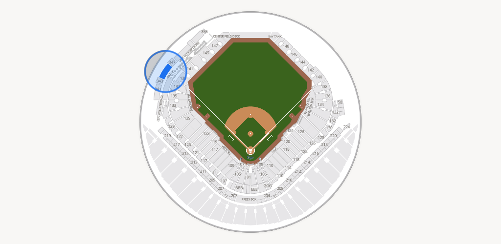 Tropicana Field Seating Chart