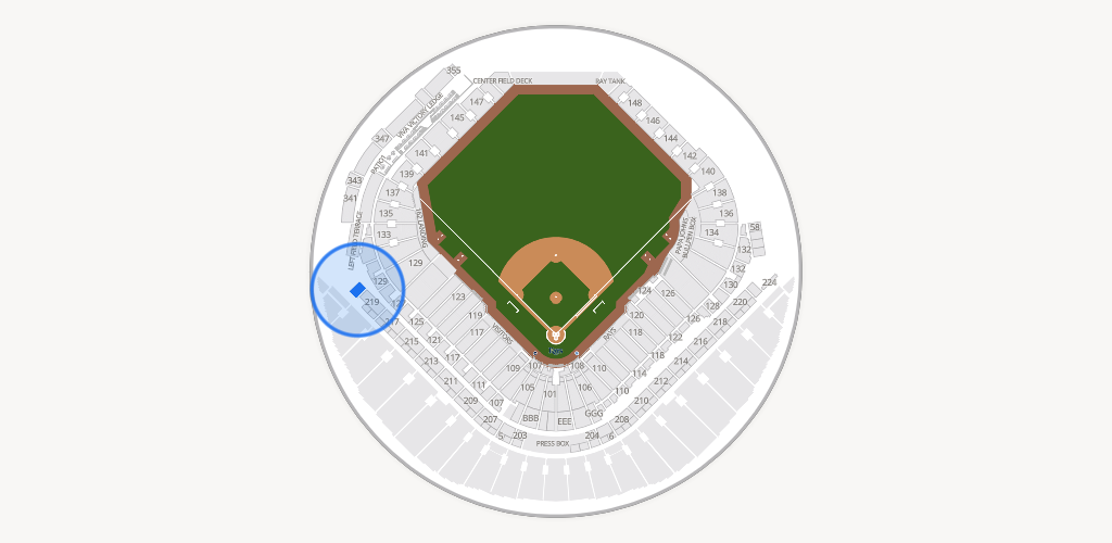 Tropicana Field Seating Chart