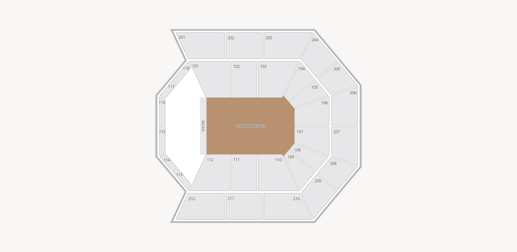 Truist Arena Seating Chart