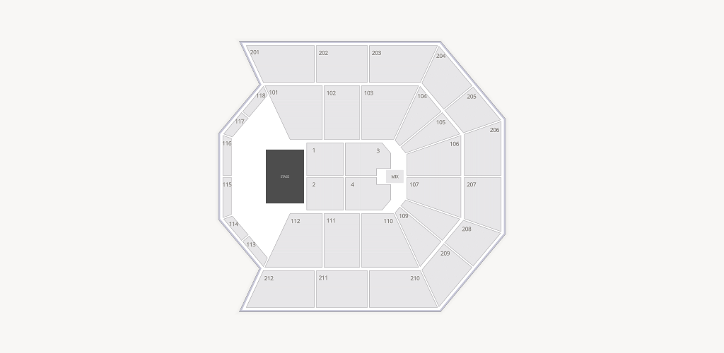 Truist Arena Seating Chart