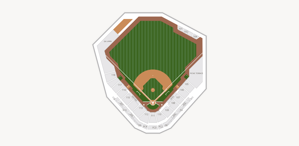 Truist Stadium - Winston-Salem Seating Chart