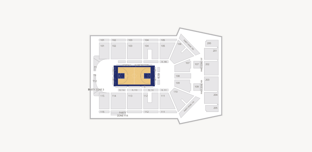 Tyson Events Center Seating Chart