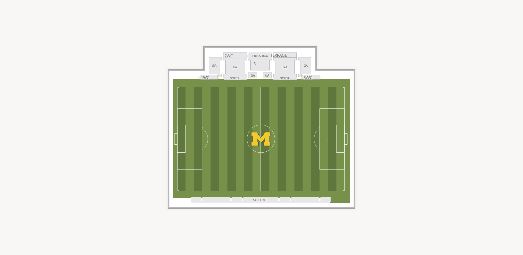 U-M Soccer Stadium Seating Chart