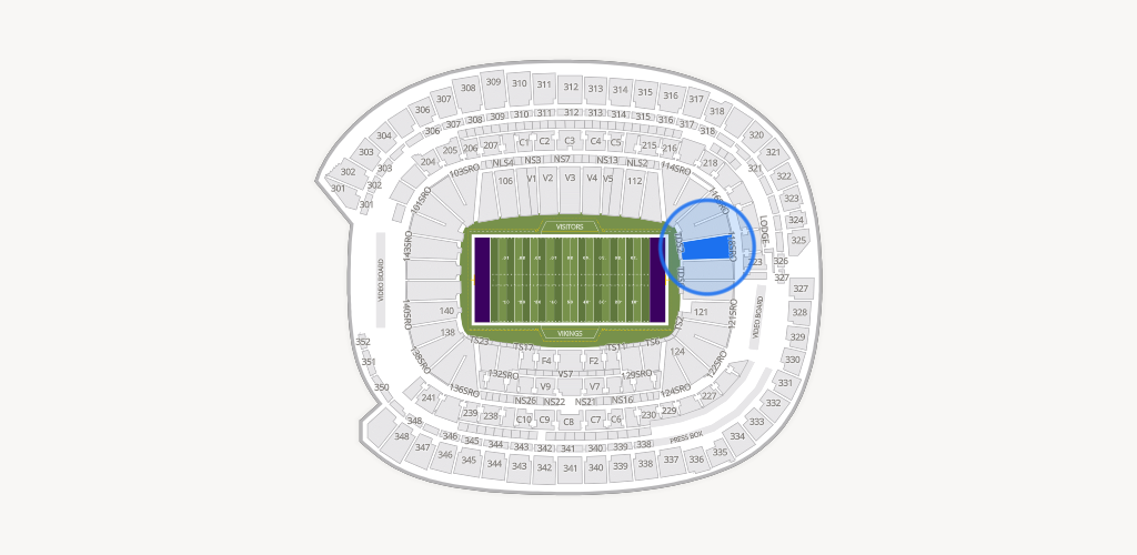 U.S. Bank Stadium Seating Chart