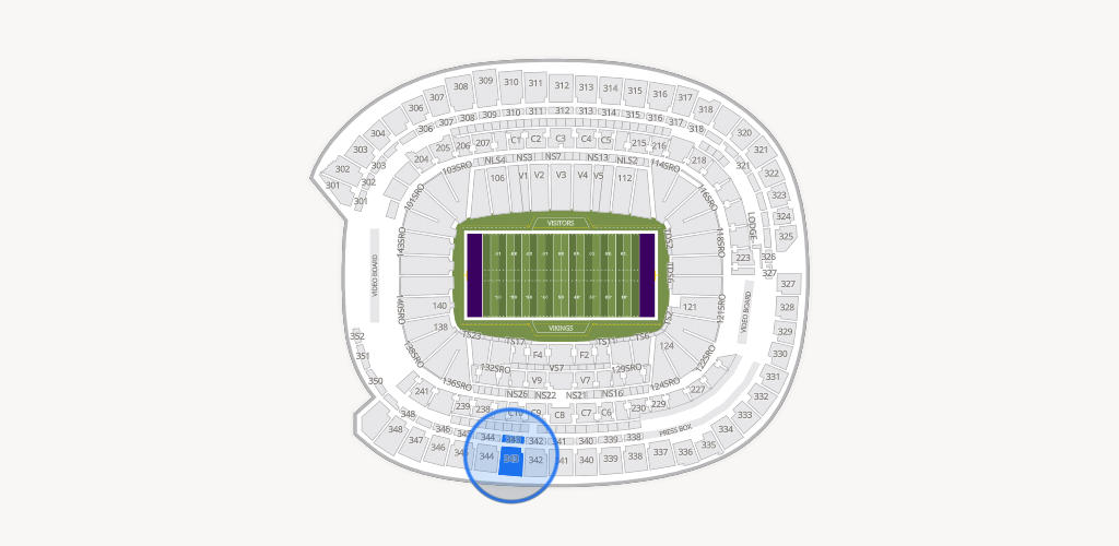U.S. Bank Stadium Seating Chart