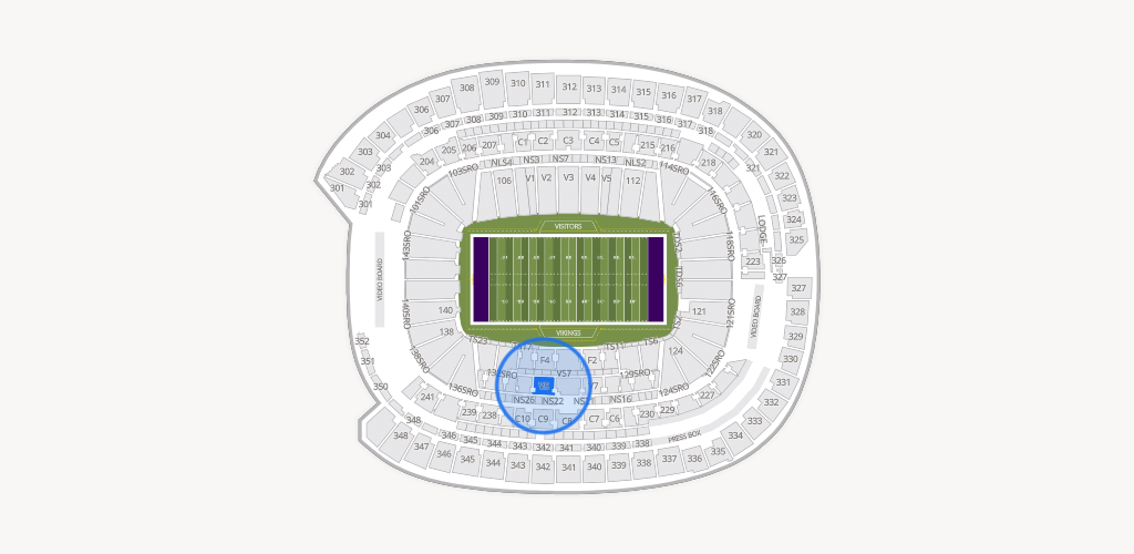 U.S. Bank Stadium Seating Chart