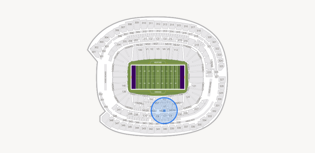 U.S. Bank Stadium Seating Chart