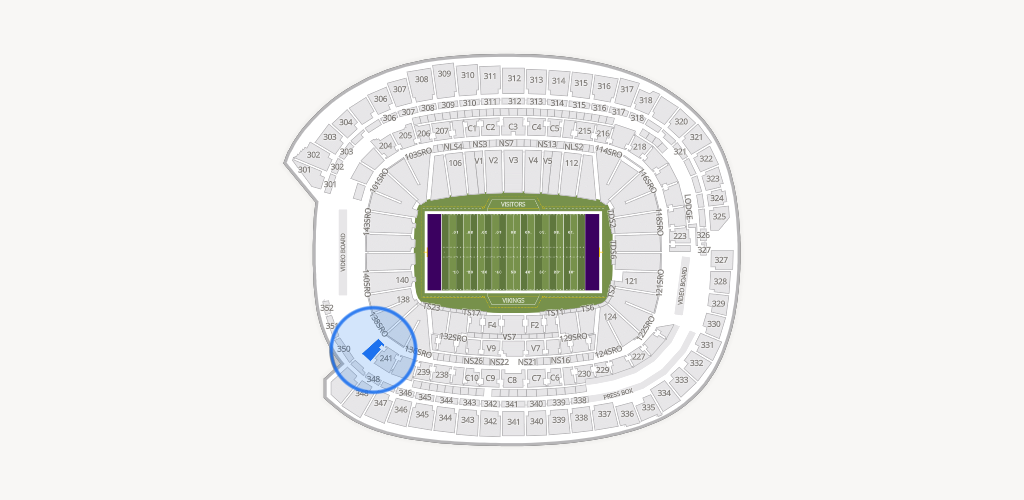U.S. Bank Stadium Seating Chart