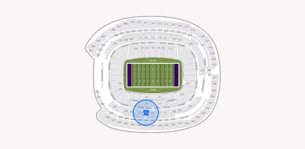U.S. Bank Stadium Seating Chart