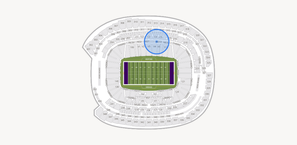 U.S. Bank Stadium Seating Chart