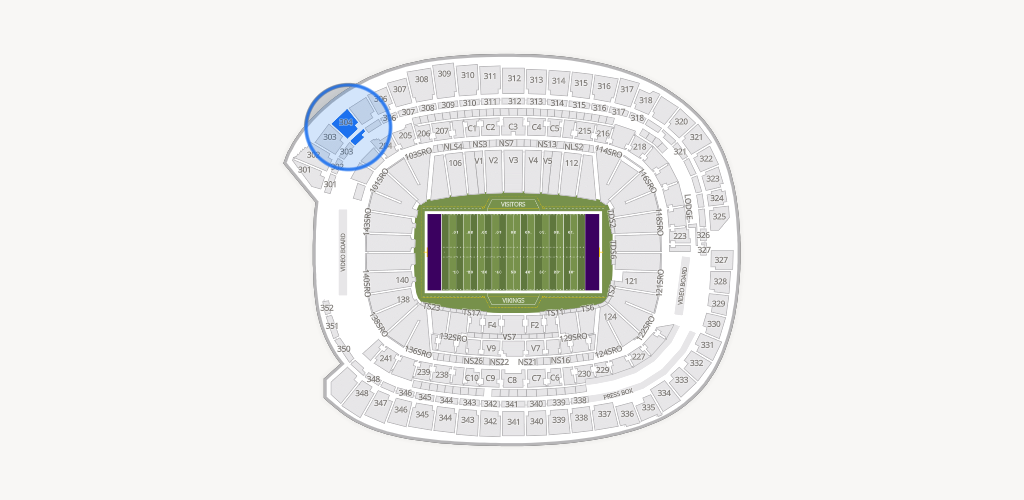 U.S. Bank Stadium Seating Chart