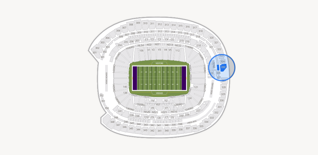 U.S. Bank Stadium Seating Chart