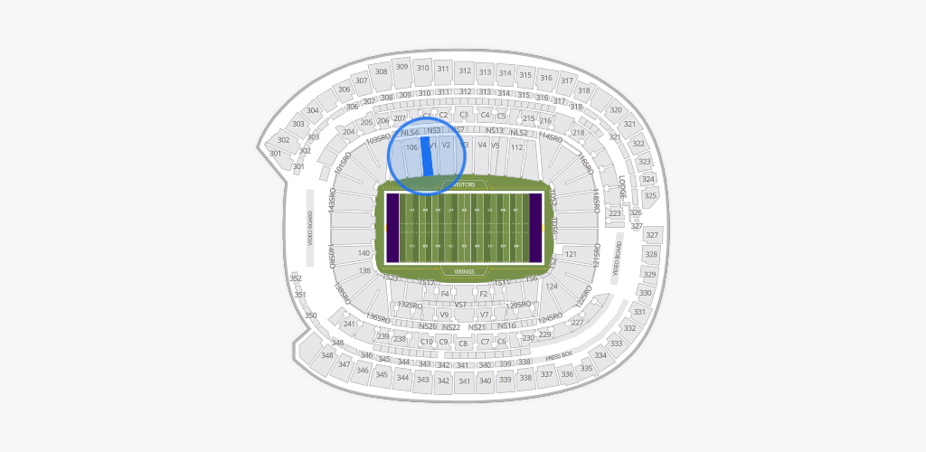 U.S. Bank Stadium Seating Chart