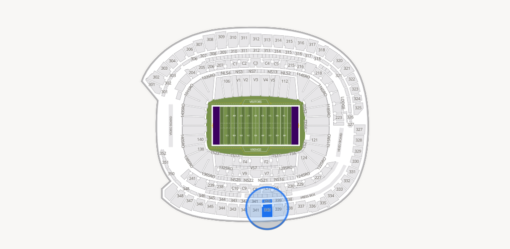 U.S. Bank Stadium Seating Chart