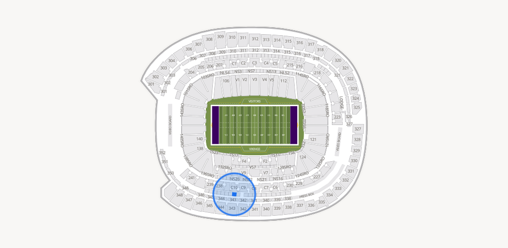 U.S. Bank Stadium Seating Chart