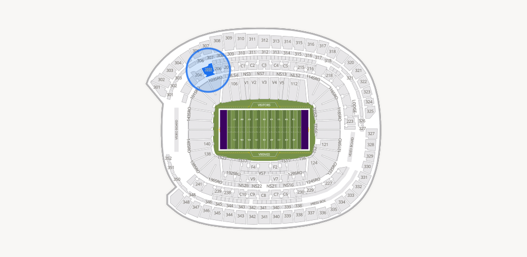 U.S. Bank Stadium Seating Chart