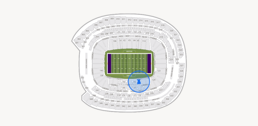 U.S. Bank Stadium Seating Chart