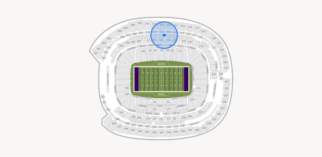 U.S. Bank Stadium Seating Chart