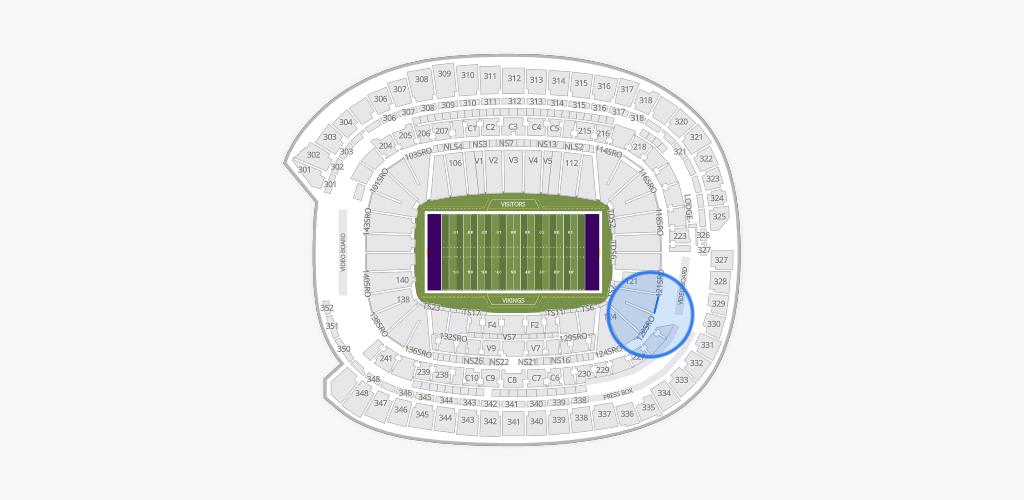 U.S. Bank Stadium Seating Chart