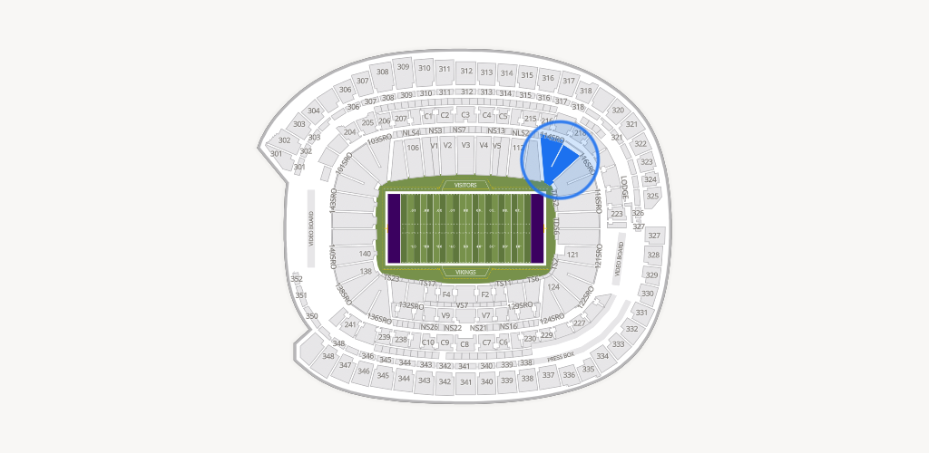 U.S. Bank Stadium Seating Chart