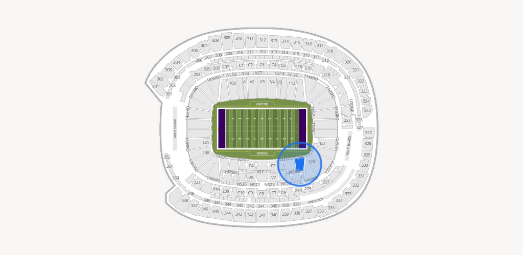 U.S. Bank Stadium Seating Chart