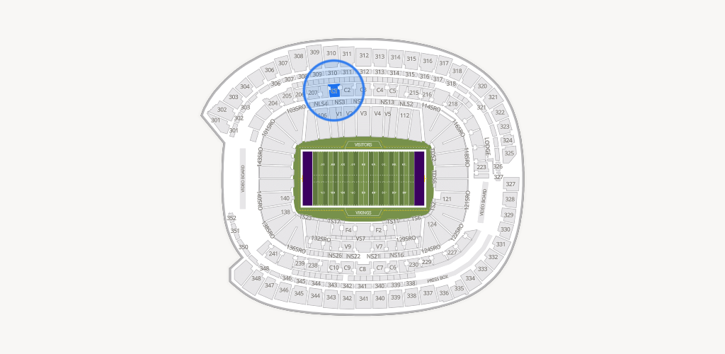 U.S. Bank Stadium Seating Chart