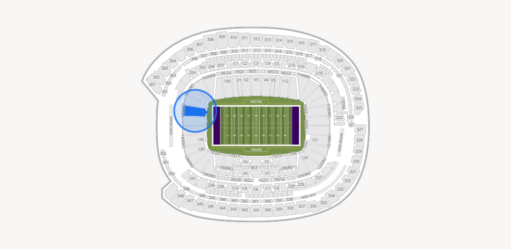 U.S. Bank Stadium Seating Chart