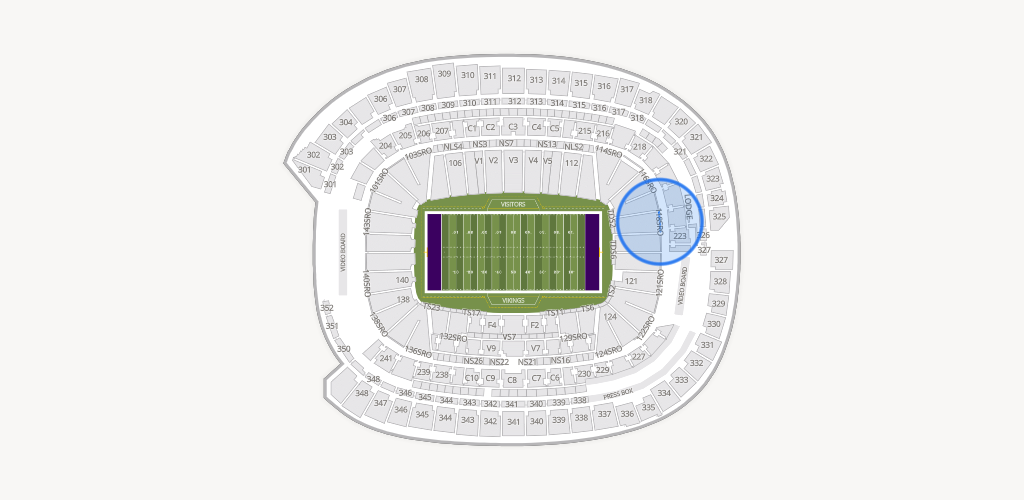 U.S. Bank Stadium Seating Chart