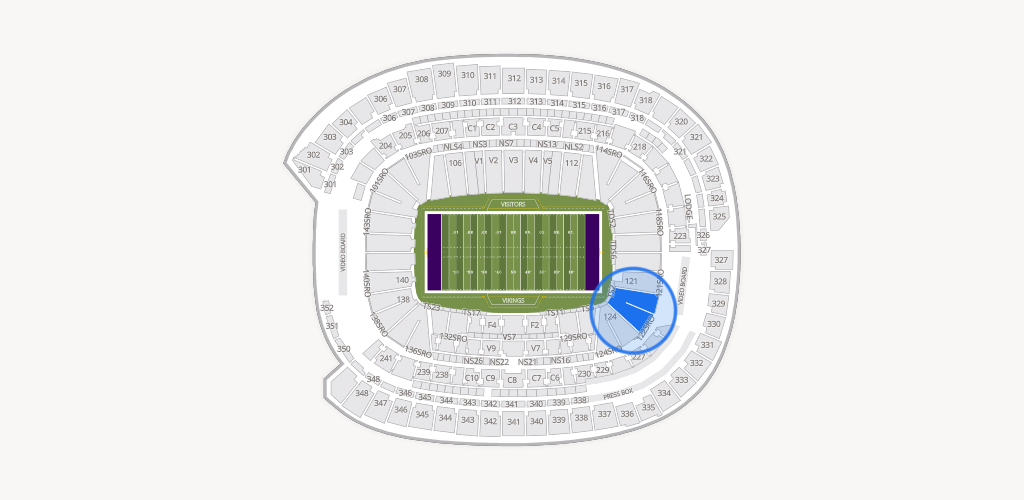 U.S. Bank Stadium Seating Chart